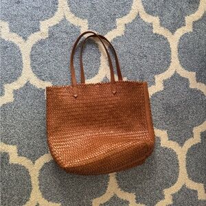 Madewell The Transport Woven Tote Bag, brown